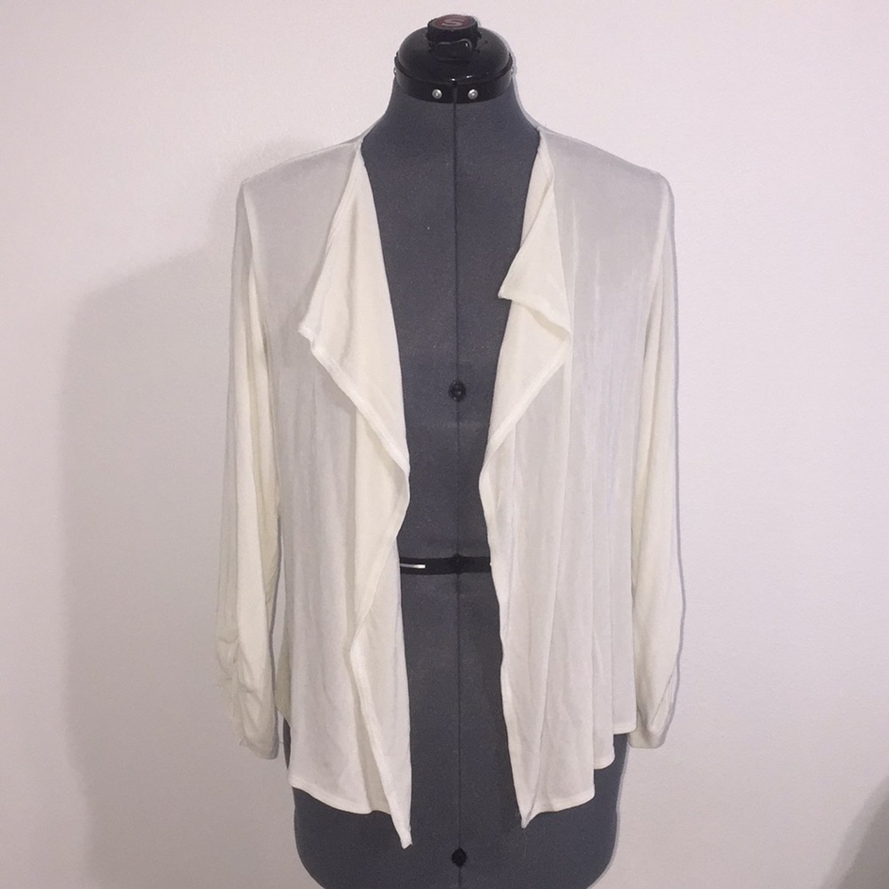 White Fiore Cardigan